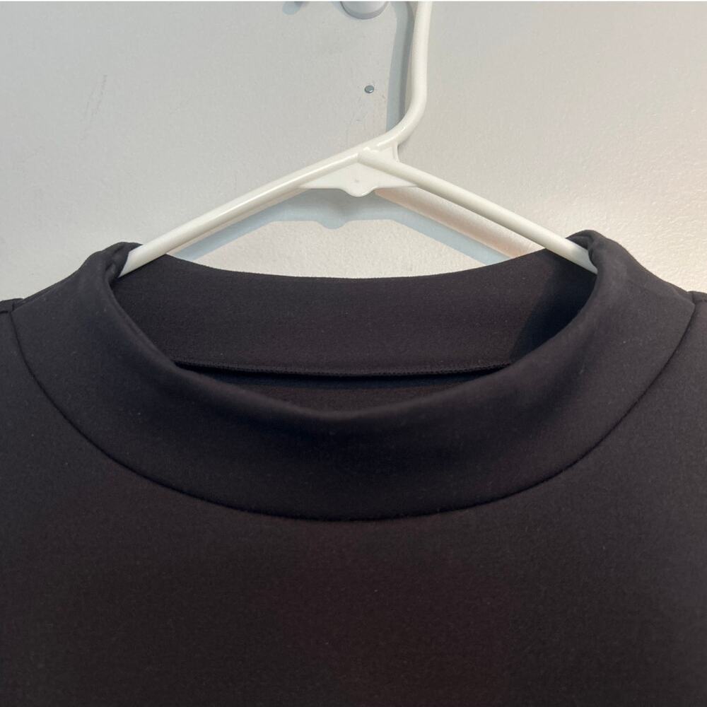 Athleta Long Sleeve Mock Neck Pullover, Black, Women's Size Small - Picture 2 of 5